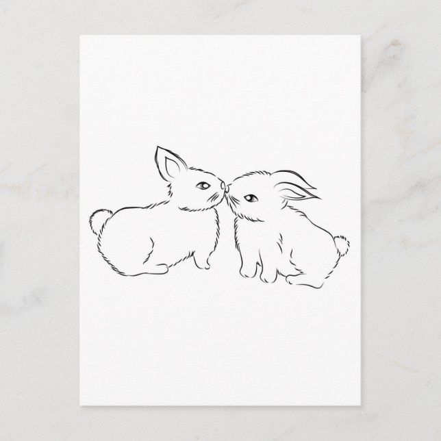 Cartão Postal Beijo (Frente)