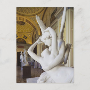Cartão Postal Beijo de Cupido e Psique, por Antonio Canova