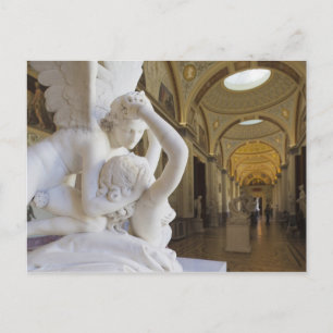 Cartão Postal Beijo de Cupido e Psyche, por Antonio Canova