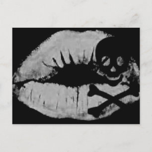 Cartão Postal Beijo de Pirata