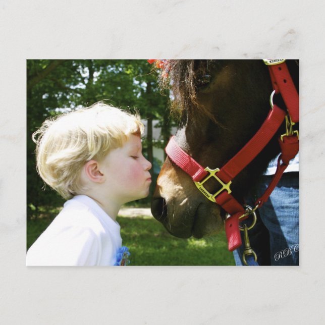 Cartão Postal beijo grande (Frente)