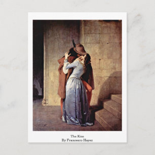 Cartão Postal Beijo Por Francesco Hayez
