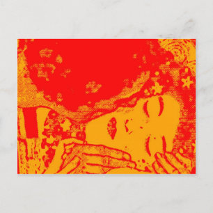 Cartão postal Beijo Quente