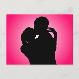 Cartão Postal Beijo Silencioso