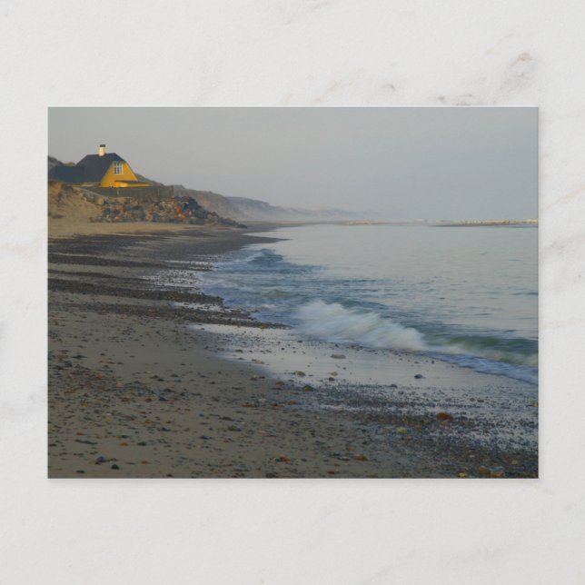 Cartão Postal Beira-mar escandinavo (Frente)