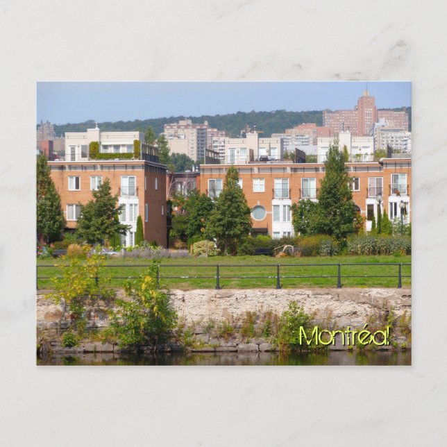 Cartão Postal Beira-rio de Montréal (Frente)