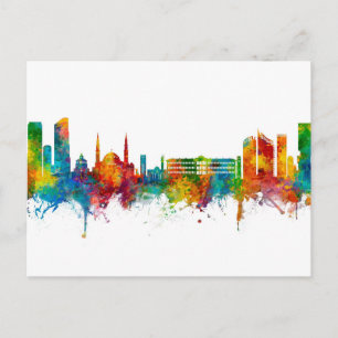Cartão Postal Beirut Lebanon Skyline