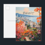 Cartão Postal Beirut Lebanon Travel City Aesthetic<br><div class="desc">Beirut Lebanon Travel City Aesthetic</div>