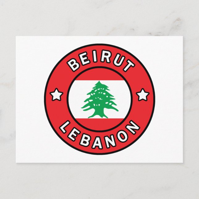 Cartão Postal Beirute Líbano (Frente)