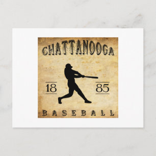 Cartão Postal Beisebol de Chattanooga Tennessee, 1885