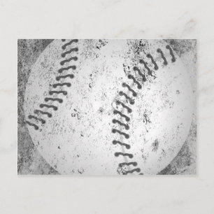 Cartão Postal Beisebol Grunge