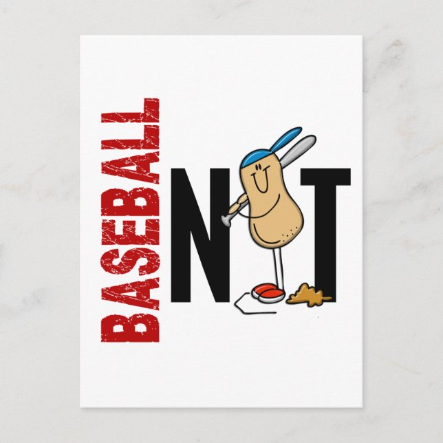 Cartão Postal Beisebol Nut 1 (Frente)