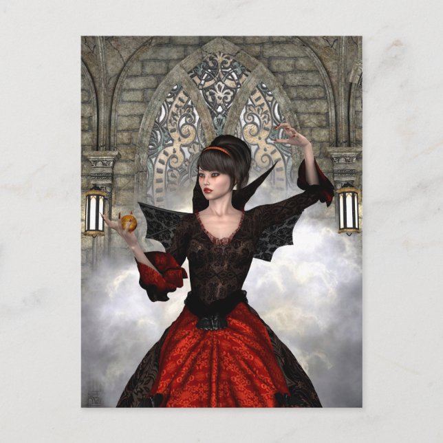 Cartão Postal Bela Bruxa (Frente)