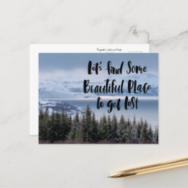 Cartão Postal Bela Captivante Islândia