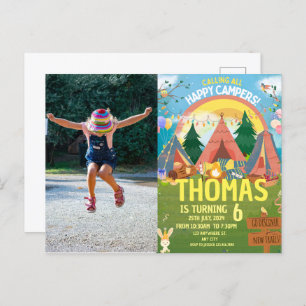 Cartão Postal Bela Crianças modernas de aniversário