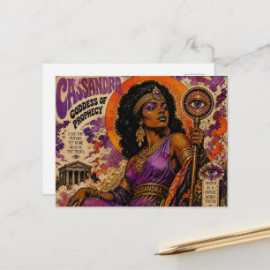 Cartão Postal Bela Deusa Grega Cassandra