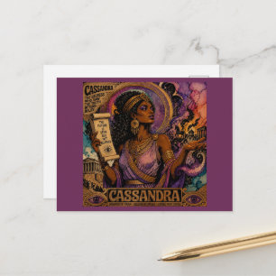 Cartão Postal Bela Deusa Grega Cassandra