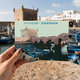 Cartão Postal Bela Essaouira Marrocos Cidade Antiga Lembrança 