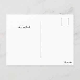 Cartão Postal Bela girassol Frente e Modelo