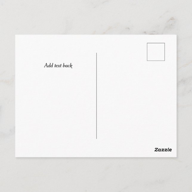 Cartão Postal Bela girassol Frente e Modelo (Verso)