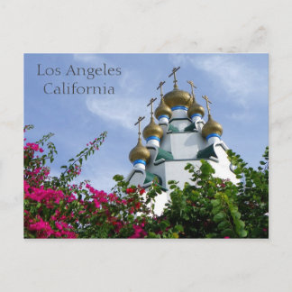 Cartão Postal Bela Igreja Em Los Angeles Postcard!