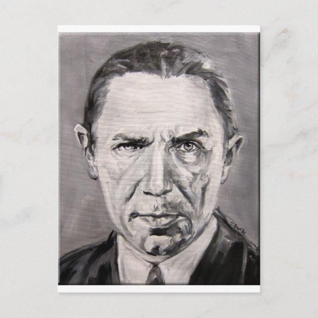 Cartão Postal Bela Lugosi (Frente)