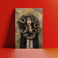 Bela Medusa - Retrato Grego Art Nouveau 02
