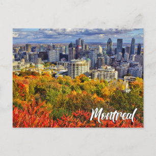 Cartão Postal Bela Montreal, Quebec, Canadá