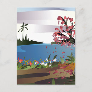 Cartão Postal bela natureza