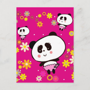 Cartão Postal Bela Panda Bela personalizada