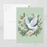 Bela Pomba da Paz Branca