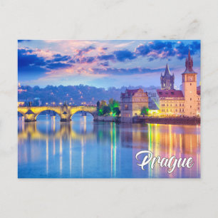 Cartão Postal Bela Praga, República Tcheca