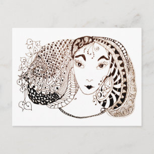 Cartão Postal Bela Princesa