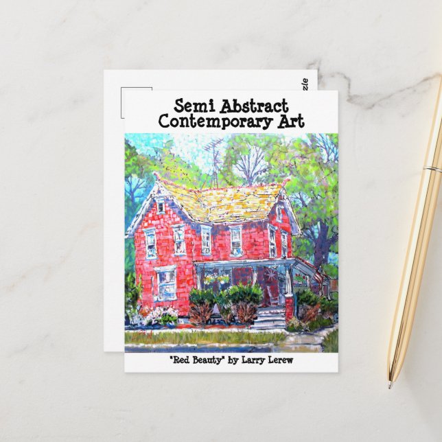 Cartão Postal Bela Vermelha #150704 (Frente/Verso In Situ)