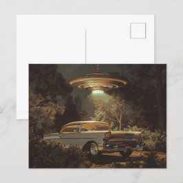 Cartão Postal BelAir de 1956 do OVNI e Stanley