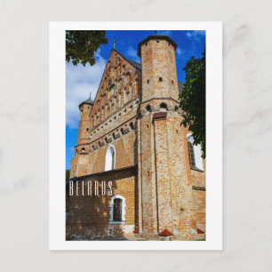 Cartão Postal Belarus Беларусь Igreja de Synkavichy Arquitetura