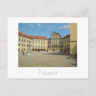 Cartão Postal Belarus Белару́сь Niasviž Castelo de Nesvizh Cartã