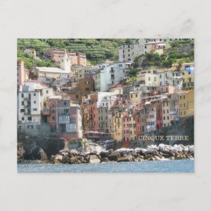 CARTÃO POSTAL Belas Cinque Terre Pitorescas 