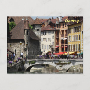 Cartão Postal Belas Imagens Históricas Annecy, França