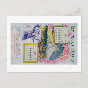 Cartão Postal Belding Bros. Advertisement dos Jovens