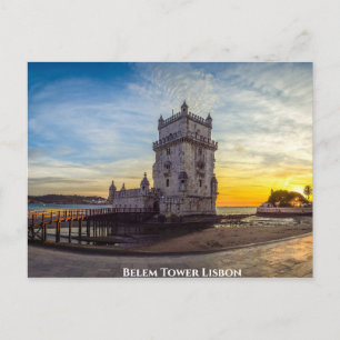 Cartão Postal Belem Tower Lisboa