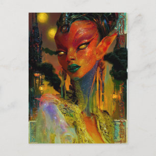 Cartão Postal Beleza Alien - Cresha