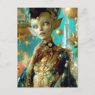 Cartão Postal Beleza Alien - Lepjinda