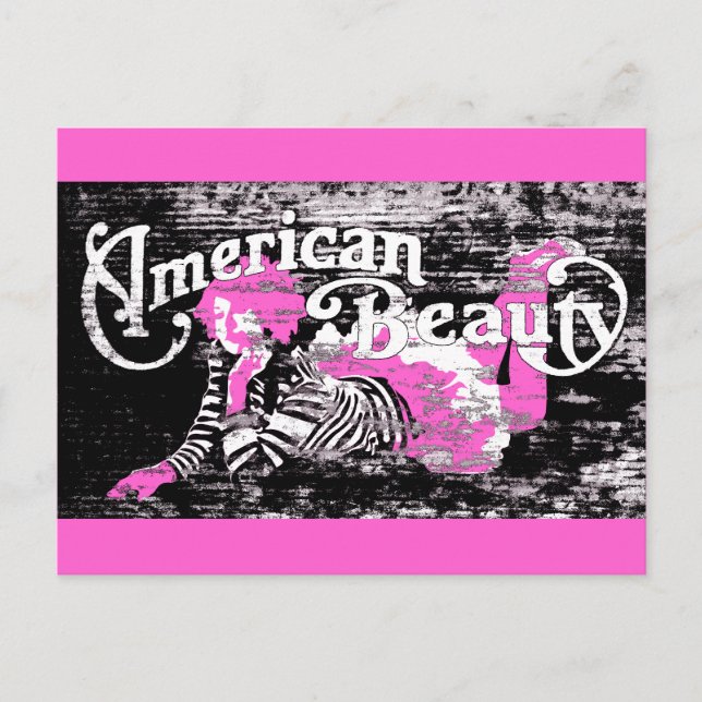 Cartão Postal beleza americana (Frente)