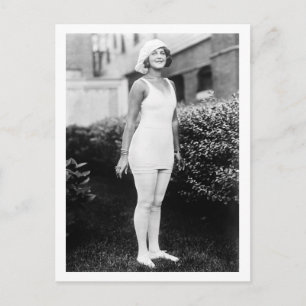 Cartão Postal Beleza Banheira, início dos anos 1900