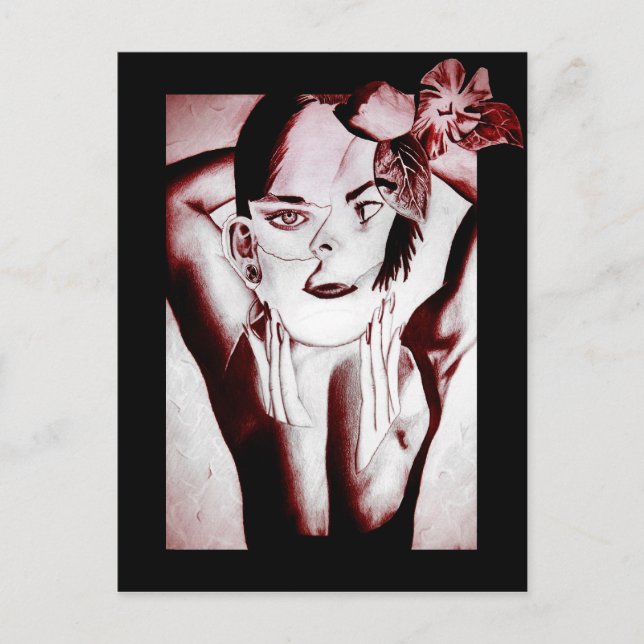 Cartão Postal beleza colidida (Frente)