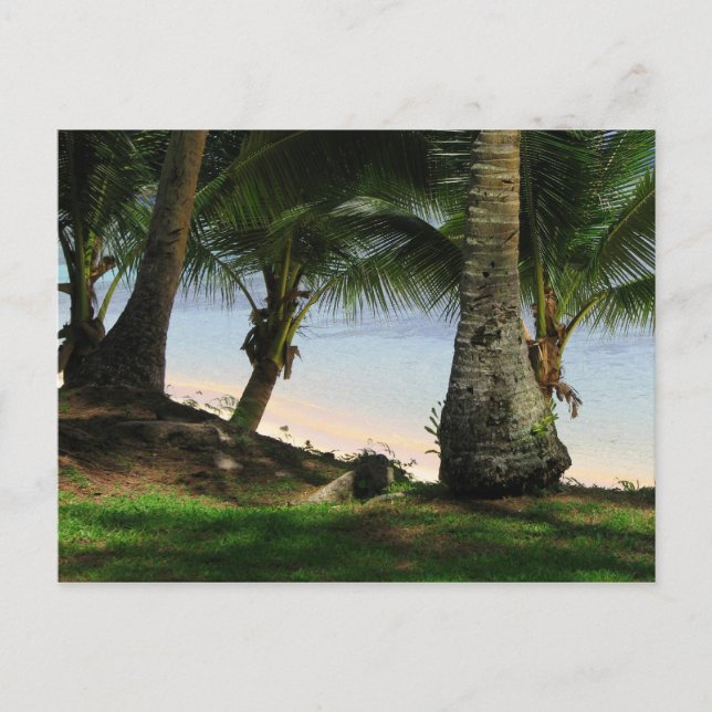 Cartão Postal Beleza da praia (Frente)