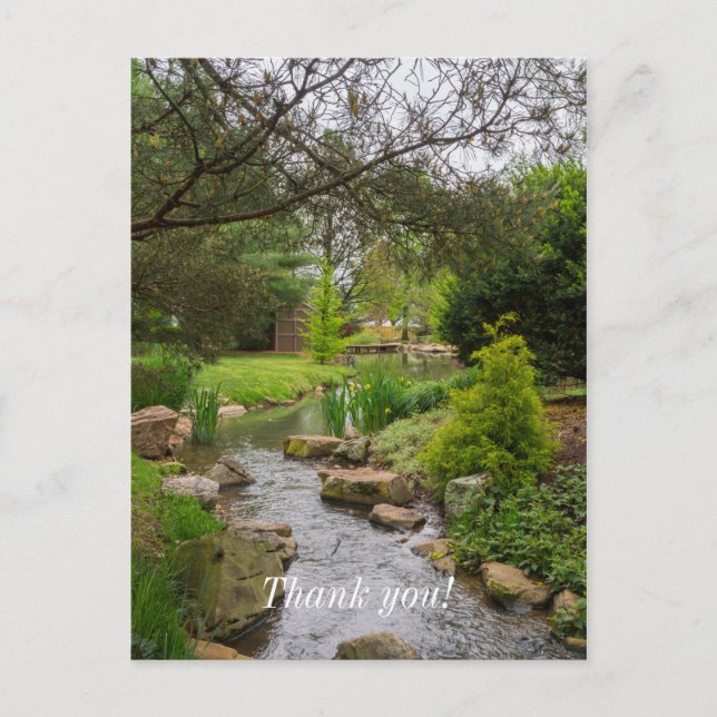Cartão Postal Beleza de Spring Creek (Frente)