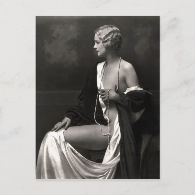 Cartão Postal Beleza Francesa no início dos anos 1900 (Frente)