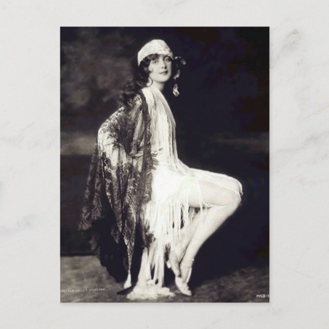 Cartão Postal Beleza Francesa no início dos anos 1900 (Frente)